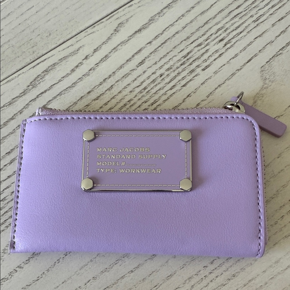 Marc Jacobs Light Purple Zip Wallet